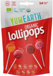 YumEarth Gyümölcsös nyalókák Öko Natúr 14 darab 87 g (810165010246)