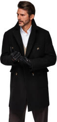 Ombre Férfi kabát, kétsoros, díszgombokkal, Size XL, fekete (169521)