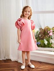 Shein Rózsaszín Fodros Ruha (6L) (579826)