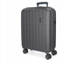 MOVOM Fa Antracit, Kagylómintás utazóbőrönd, 55x40x20cm, 38L, 5318662 (5318662)