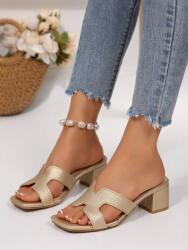 Shein Arany Kockás Szandál (38) (599108)