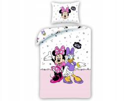 Halantex Megfordítható pamut ágyneműhuzat Minnie Egér, 140/200+70/90, MN380BL (MN-380BL 140)