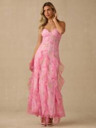 Shein Rózsaszín Maxi Ruha Mintás (xs)