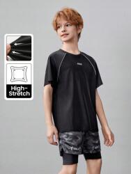 Shein Fekete Mintás Póló Rövidnadrág Szett (8L) (580526)