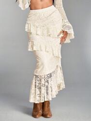 Romwe Csipkés MIDI Szoknya (M)