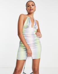 NA-KD Színes Szatén Ombre Ruha (44) (457252)