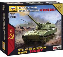Zvezda Hadijátékok (hw) katonai 7421 122 mm-es önjáró tarack Gvozdika (1: 100 (7421)
