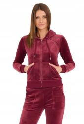 Juicy Couture bordó pulóver Robertson Hoodie L (JCAP176485)