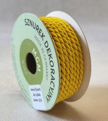 MGM Dekorációs zsinór 4mm/5y sárga