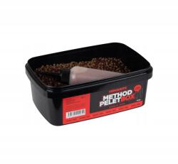 Mikbaits Method pellet doboz 400g 120ml aktivátor Robin Red (8595602254699)