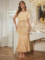 Shein Flitteres Rövid Ujjú Ruha (s)