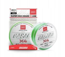 Lucky John zsinór Basara X4 150m 0.154mm 8.70kg Világoszöld (LJ4100-015)