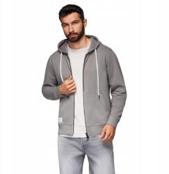 Ombre Basic férfi cipzáras kapucnis melegítőfelső szürke V8 OM-SSBZ-0178 M (148390)