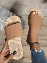 Shein Barna Platform Flip-flop Papucs (38) (598254)