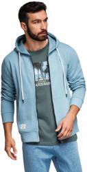 Ombre Basic férfi cipzáras kapucnis melegítőfelső kék V7 OM-SSBZ-0178 S (148384)