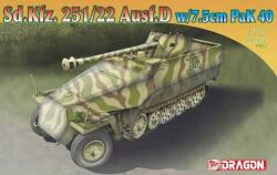 Dragon Model Kit katonai 7351 - Sd. Kfz. 251/22 Ausf. D w/7, 5cm PaK 40 (1: 72) (089195873514)