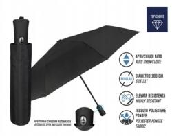 Perletti Teljesen automatikus összecsukható esernyő, fekete, 96009-01 (96009-01)