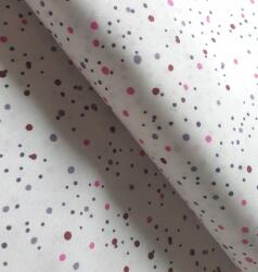  Pamutszövet 100% pamut Popelina pöttyös 145 cm 0, 5 m (tkanina popelina)