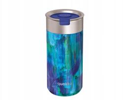 QUOKKA Boost, Rozsdamentes acél termosz bögre sitcom kék festékkel, 400ml, 40066 (40066)