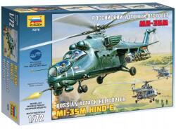 Zvezda 7276-os helikopter modellkészlet Mil MI-35M Hind E (1: 72)