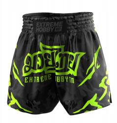 Extreme Hobby Férfi rövidnadrág Muay Thai thai boxhoz Extreme Hobby Black Panther XL (3681-103665-XL)