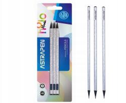 Astra 3 db AstraPEN "HOLOmania" normál Hb ceruza, buborékfólia, 206024002 (206024002)
