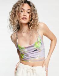 Weekday Szatén Nyitott Hátú Felső Mintás (L) (431801)