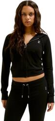 Juicy Couture fekete női pulóver Single Jersey Ola Hoodie XL (JCWAS125310)