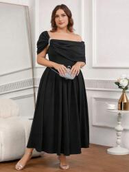 Shein Fekete Strasszos Ruha (0XL)