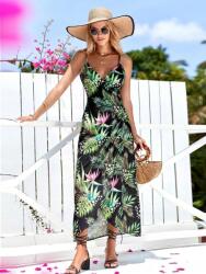 Shein Fekete Mintás Ruha (xs)