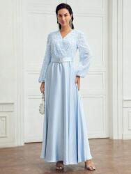Shein Kék Maxi Ruha Övvel (s) (575172)