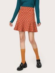  Narancs Mintás Mini Szoknya (XL) (480548)