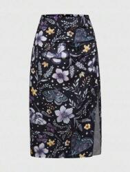 Romwe Fekete MIDI Mintás Szoknya (s)