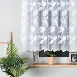  Jacquard függöny 140cm magas, fehér (023083/000/001/000140/1)