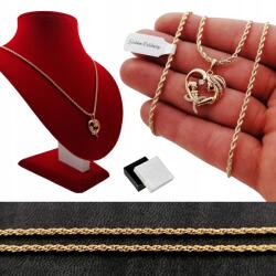 Golden Celebrity Arany Anya-gyerek Nyaklánc 18K+DEDIKÁLÁS (Dla przyszłej mamy łańcuszek + serce)