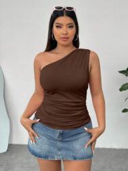 Shein Barna Fodros Felső (4XL) (581093)