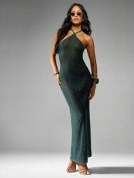 Missguided Zöld Nyitott Maxi Ruha (M) (597692)