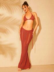 Shein Kötött Szoknya Melltartó Szett (M) (575360)