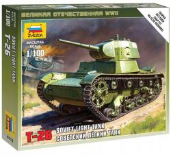 Zvezda Wargames (II. világháború) tank 6113 Szovjet T-26 M tank (1: 100) (4600327061133)