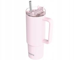 QUOKKA Stream, rozsdamentes acél termosz bögre világos rózsaszín, 950ml, 40037 (40037)