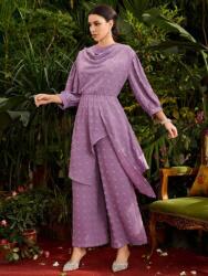 Shein Aszimmetrikus Tunika Nadrág Szett (M) (583934)