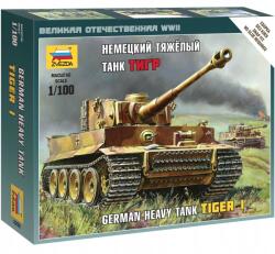 Zvezda Wargames (II. világháború) tank 6256 Tiger I (1: 100) (4600327062567)