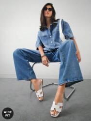 Shein Fehér Lapos Sarkú Flip-flop Papucs (41) (598756)