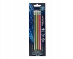 Astra , 4 db-os sima fekete fa ceruza radírral, Hb keménység, bliszter, 2061 (206120017)