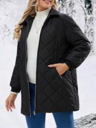 Shein Fekete Steppelt Kabát (s) (577026)