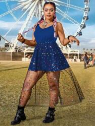 Shein pöttyös tüll midi Ruha (3XL)