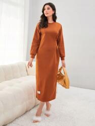 Shein Egyenes Fazú, MIDI Ruha Hosszú Ujjúval (M) (502610)