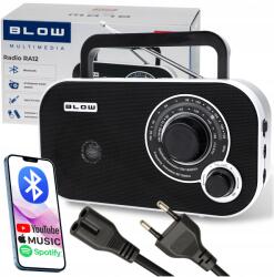 BLOW Hordozható Akkumulátoros Rádió R6 Konyha Retro Bluetooth Usb Sd 230V Antenna (77-543#)