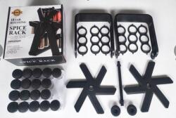  Fűszertartó tartály fűszertartó forgó állvány kiváló minőségű (4068_qlka_gabB)