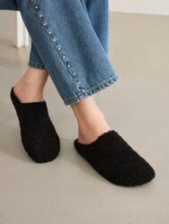 Shein Fekete Behúzható Strandpapucs (37, 5) (577683)